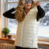 Daunenweste Damen mit Kapuze | Leichte Winterjacke ohne Bulk